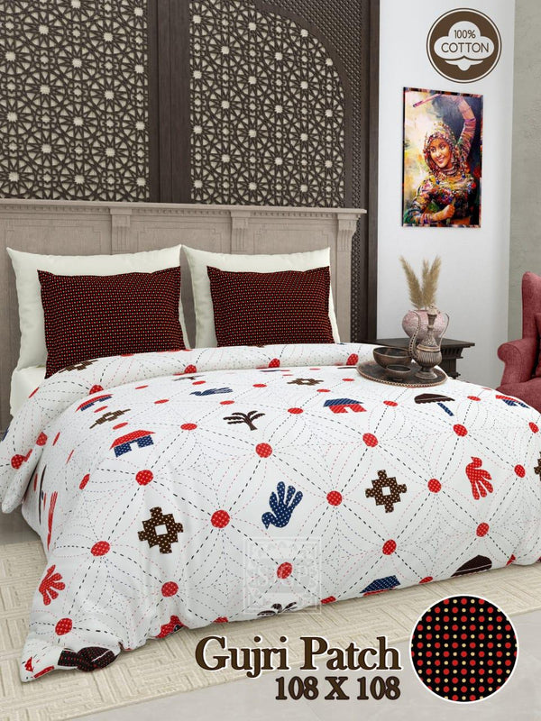 GUJRI PATCH Premium Bed Line Collection - King