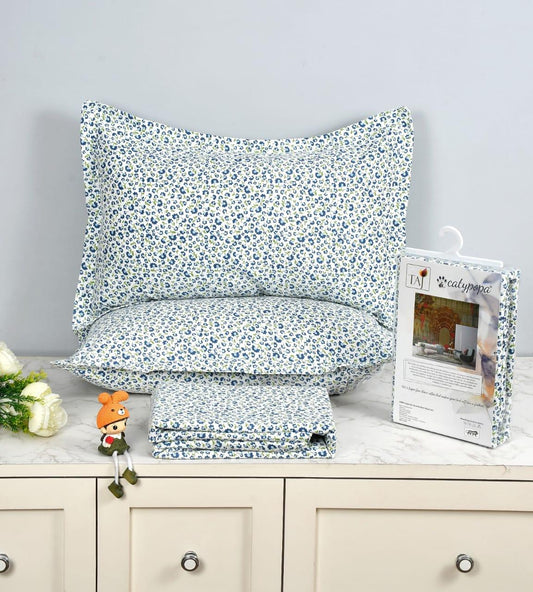 Geometric Pattern Double Bedsheet Set Black White Diamond Design Cotton Pillow Covers towelleo.com